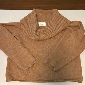Women’s Old Navy Tan Cowl Neck Sweater Size Large
